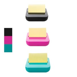 Post-it 3M Despachador de Notas Adhesivas Pop Up, Colores Variados (Rosa, Negro y Azul), 1 Pzs