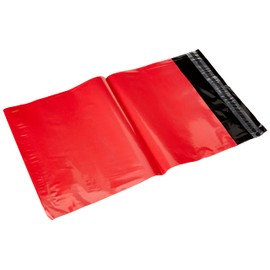 Triplast 6 x 9-Inch Plastic Mailing Postal Bag - Red (Pack of 100)