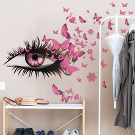 Children's Cartoon Wall Stickers. Red Eye Wall Sticker Butterfly Wall Sticker Girl Room Wallpaper Room Cool Room Decoration Stickers. Gift for Boys and Girls (cartoon01)