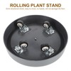 DOITOOL Plant with Easy Moving Caster Invisible Wheels, 9 Inch