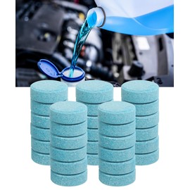 UBOG 30PCS Windshield Fluid,Windshield Washer Tablets,Car Accessories Washer Fluid Tablets,Car Windshield Washer Fluid，Concentration Wiper Fluid Tablets，Remove Glass Stains,Fit for Car Window Glass