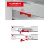 Gedotec Drawer runners with locking mechanism, full extension, 6041, 1