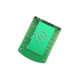 Magnetic Floor Target, Plate with Stand, Latitude Laser Targe Levelling Laser Targe (Green)