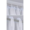 Gardinenbox Cationic Jena 2019037-2 Curtains, Concealed Loops, Set of 2
