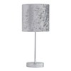 Polished Chrome Table Lamp or Bedside Light Base, Modern Design,