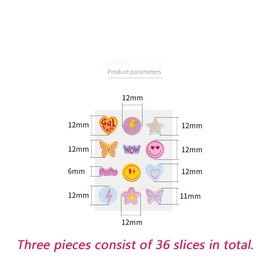 DWUENT Butterfly Pimple Patches Hydrocolloid Blemish Patches (36 Count) - Cute Acne Spot Treatment Stickers for Face, Reduce Redness & Protect Skin - Vegan Cruelty-Free