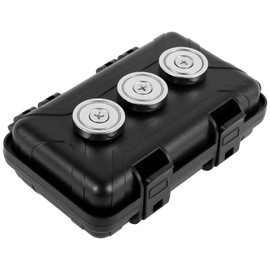 Key Magnetic Box Inner Size 11 x 6.5 x 3.5 cm 50 lbs 3 Magnet 4 Safety Lock Waterproof Good Sealing Magnetic Storage Box Magnetic Box for Keys (1)