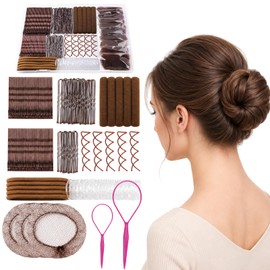 327pcs Hair Pins and Bobby Pins Set, Brown Hair Pins for Women #Brown