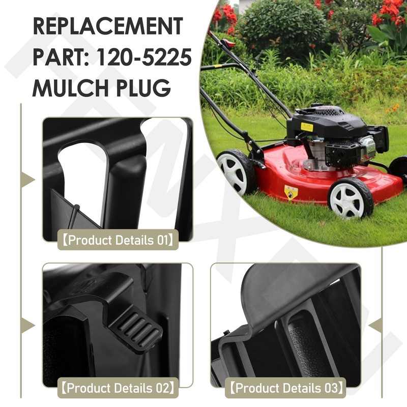 FENXDN 120-5225 Mulch Plug Compatible with Toro Ex-Mark 30" Timemaster
