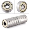 Qiilu 626ZZ Deep Groove Ball Bearings, 0.2 inch (6 mm),