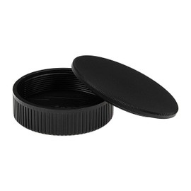 Fotodiox Camera Body & Rear Lens Cap Set Compatible with All M42 Screw Mount Cameras & Lenses - Black