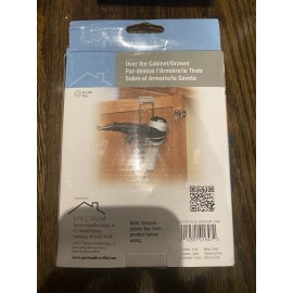 Spectrum New Spectrum Over The Cabinet Drawer Door Folding Dryer Holder Chrome New