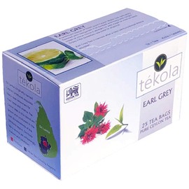 tekola, Ceylon Black Tea, Earl Grey. A premium blend of 100% pure Ceylon Tea. Full-bodied and lively with bright notes of citrus, 25 Count (2 packs = 50 tea bags)