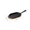 ooni Cast Iron Sizzler Pan - Griddle Frying Pan, 12"