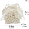 Ykybhx 50PCS Laser Cut Wedding Party Favor Box Candy Bag