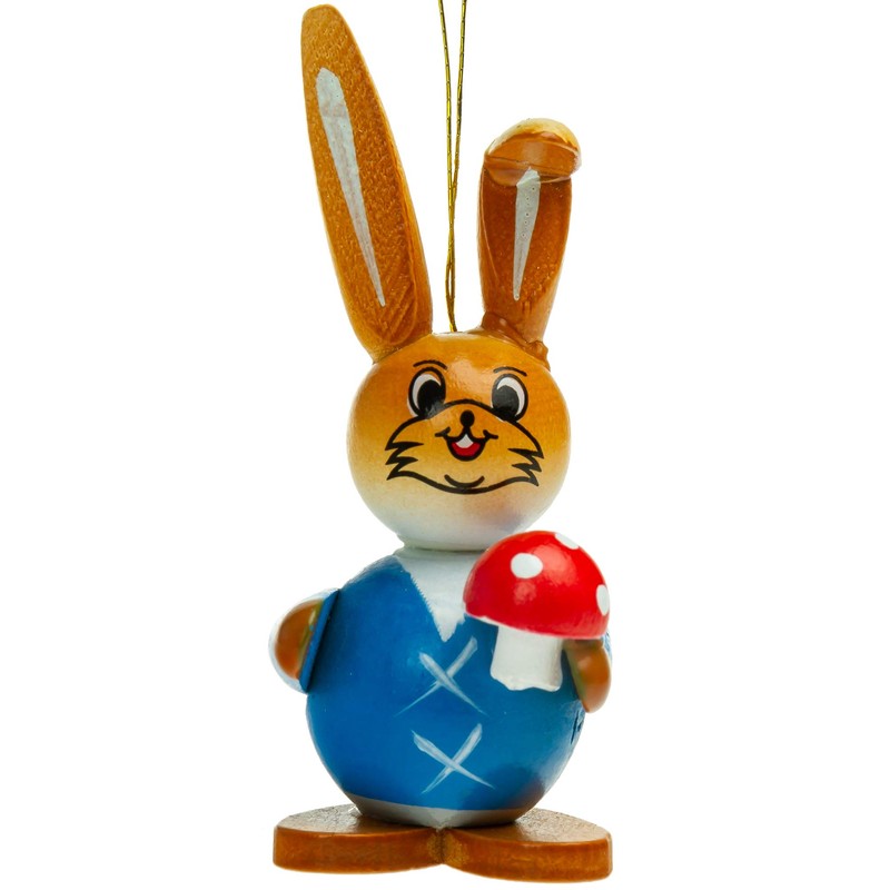 Sikora OD07 Easter Decoration Easter Bunny Figures Wooden for Hanging