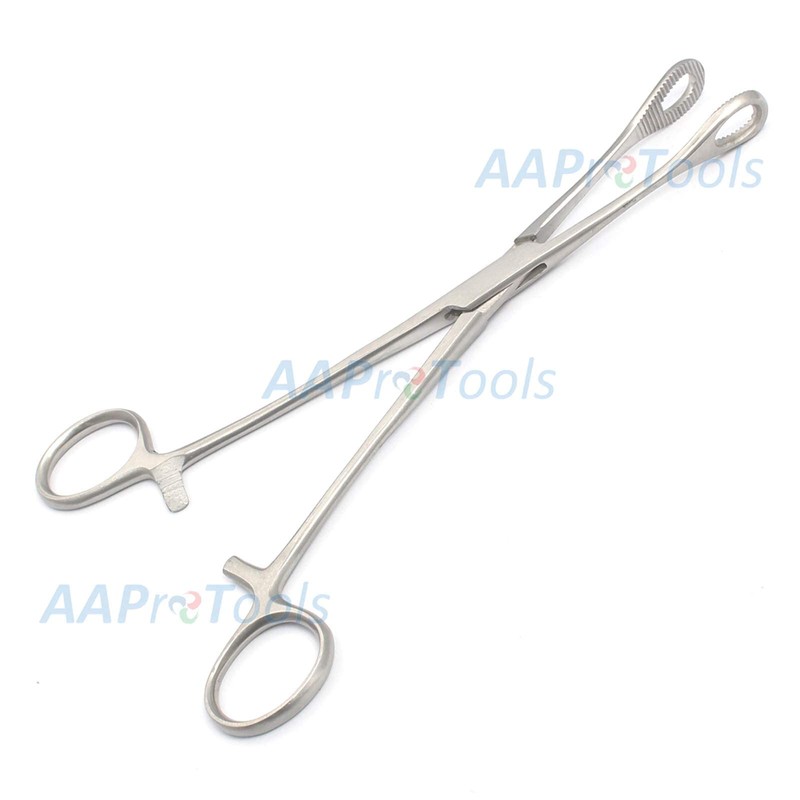AAProTools 9-1/2" Locking Sponge Forceps - Stainless Steel - Four-Stage