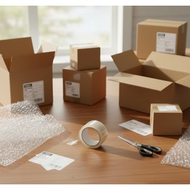 xtratuff Tape 1.89 in × 110 yd – Clear Heavy-Duty Packing Tape with Strong Adhesive, Moisture-Resistant Durable Roll for Moving, Shipping, Packaging & Storage