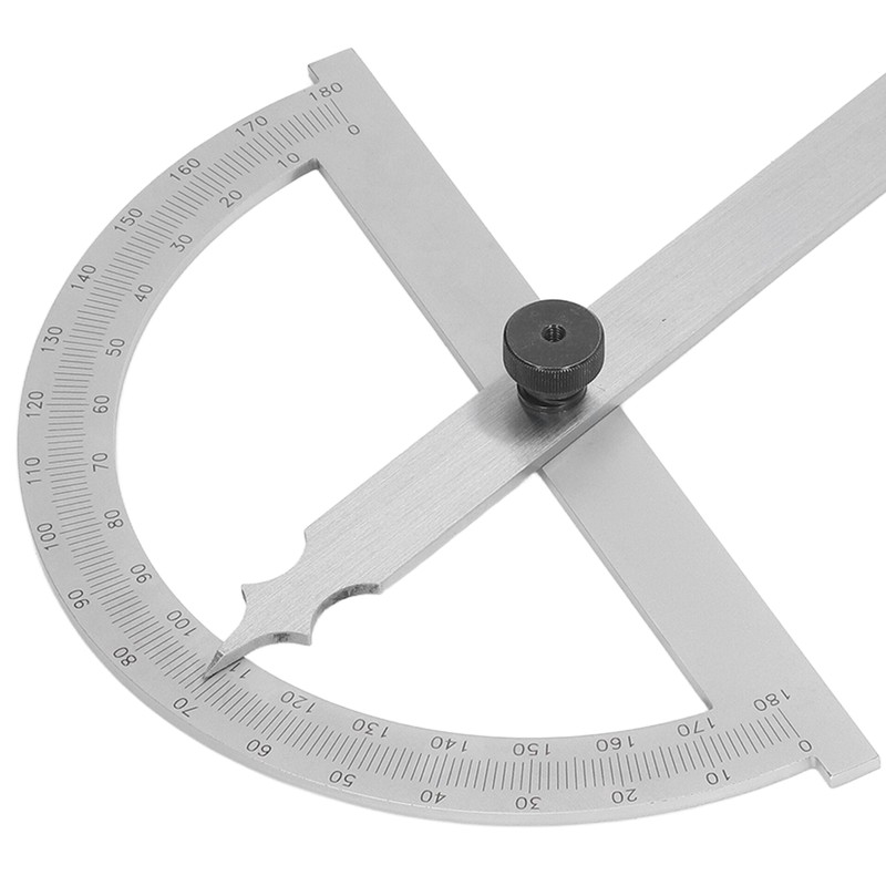 Angle Finder Carbon Steel Fastened Protractor with Scale Multifunctional Round