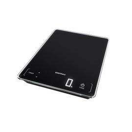 Soehnle Page Profi 100, Digital Scale for Cooking and Meal Prep, Extra Large Size 24 x 17.5 cm Food Weighing Scales with Large 22 mm Display LCD Screen, Electronic Scales Weighing up to 15 kg