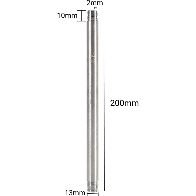 Pipe Fitting Tools 1Pc 200mm BSP 1/4" 1/2" 3/4" 1"