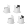 Fenteer 4Pcs Bed Risers Bed Furniture Risers Pads Multifunctional with