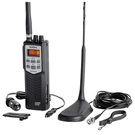 Uniden PRO501TK Pro-Series 40-Channel Portable Handheld CB Radio, Two-Way Emergency Radio, includes High-Gain Magnet Mount Antenna, Auto Noise Limiter, NOAA Weather, and Full Channel Scan