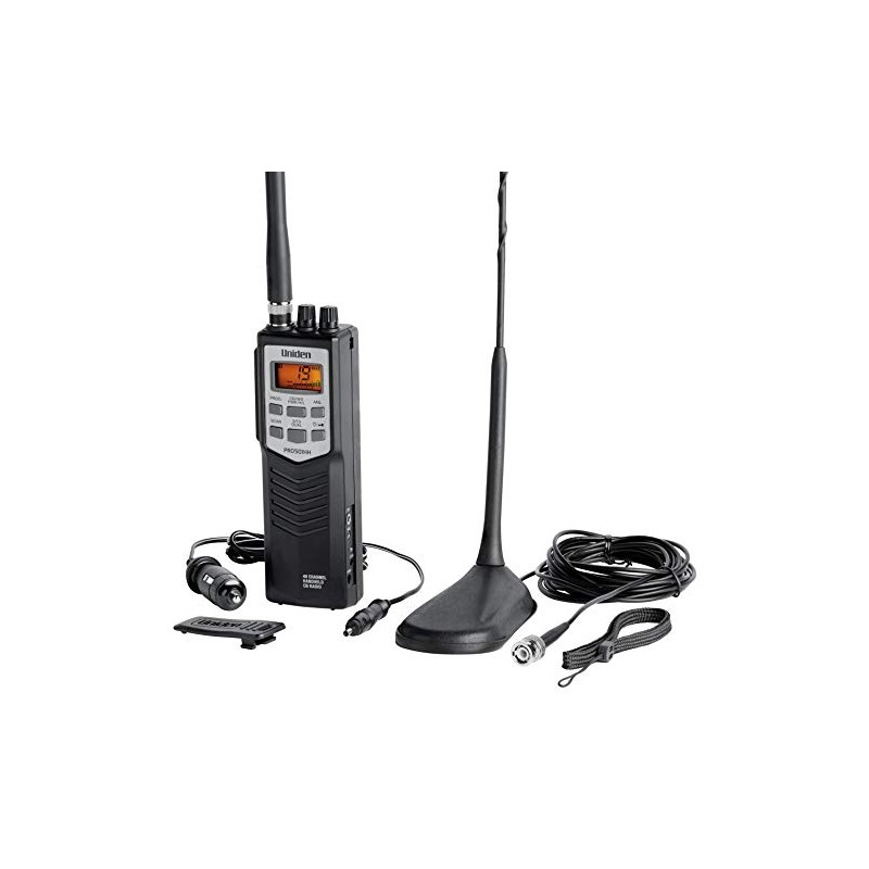 Uniden PRO501TK Pro-Series 40-Channel Portable Handheld CB Radio, Two-Way Emergency