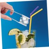 Vaguelly Stainless Steel Ice Cube Tongs Versatile Food Clips for