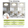hepside 1PACK Flush Mount LED Ceiling Light Fixture Golden, 12Inch