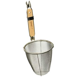 Winco Strainer with Single Mesh, 5.5-Inch Round by 6.5-Inch Deep