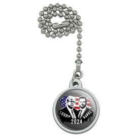 Trump Vance Spray Paint 2024 Ceiling Fan and Light Pull Chain