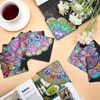 Ireer 12 Pcs Diamond Painting Corner Bookmark Kits Mandala Flower