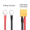 RIIEYOCA XT60 to O Ring Terminal Cable,XT60 Male to O