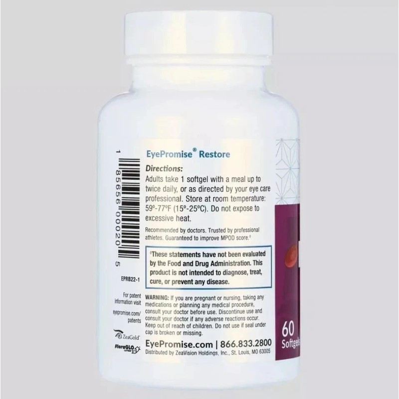Eyepromise 3 Pack EyePromise Restore Supplement Complete Macular Health Formula