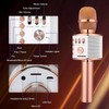 Unbranded Micrófono Q37, Rose gold - Wireless Bluetooth Karaoke Microphone