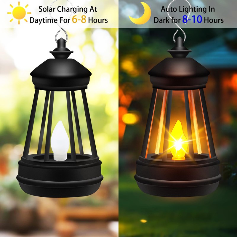 Mini Solar Lantern Lights Replacement for Outdoor Statue, Small Solar