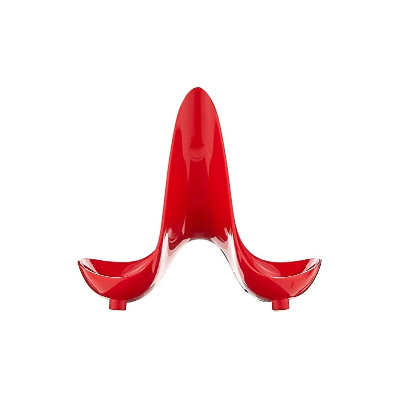 Hutzler Pot Lid Stand, Large, Red