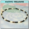 Native Treasure - 18" Black, Brown, Cream Wood Coco Bead