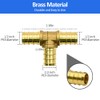 90pcs 1/2" PEX Fittings, Elbow TEE Straight Couplings Set, PEX