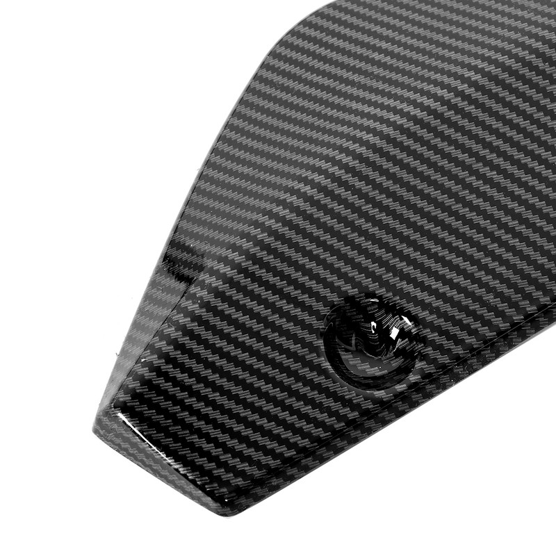 Universal Spoiler Carbon Fiber Texture Rear Bumper Lip Diffuser Splitter