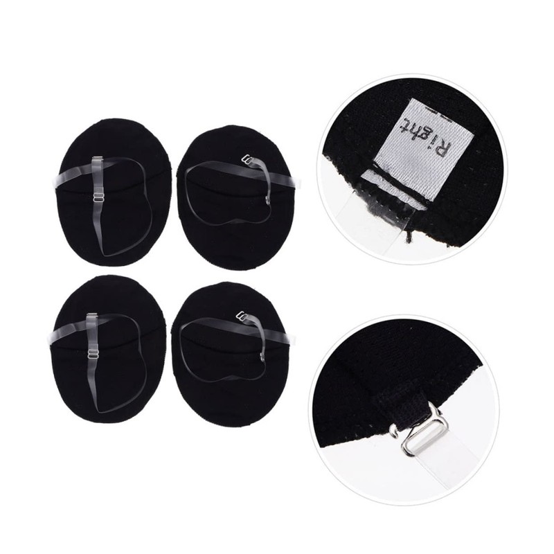 TOVINANNA 3sets Wearable Underarm Pads Polyester Travel Armpit Pads for