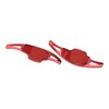 2pcs Steering Wheel Shift Paddle Extension Red ABS Replacement for