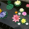 Lightingsky Artificial Floating Foam Lotus Flower Pond Decor Water Lily