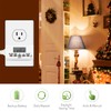 BN-LINK Digital Timer Outlet Indoor,24 Hour Light Timer Easy Programmable,Mini