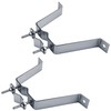 2 Pack 4” Heavy-Duty Wall Mount Pair with Brackets &