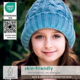 LaVita Baby Premium Anti-Pill Acrylic Yarn - 820 Yards, 3 x 3.5 oz - Warm, Airy Fiber with Silky Texture - Oeko-TEX Certified, Durable, Lightweight, Long-Lasting, Solid Pastel Colors - 3 Skeins Pack