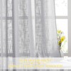 NICETOWN Linen Look Curtains for Patio - Extra Wide Grommet