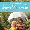 totes Kids Clear Bubble Umbrella with Dome Canopy, Lightweight Design,