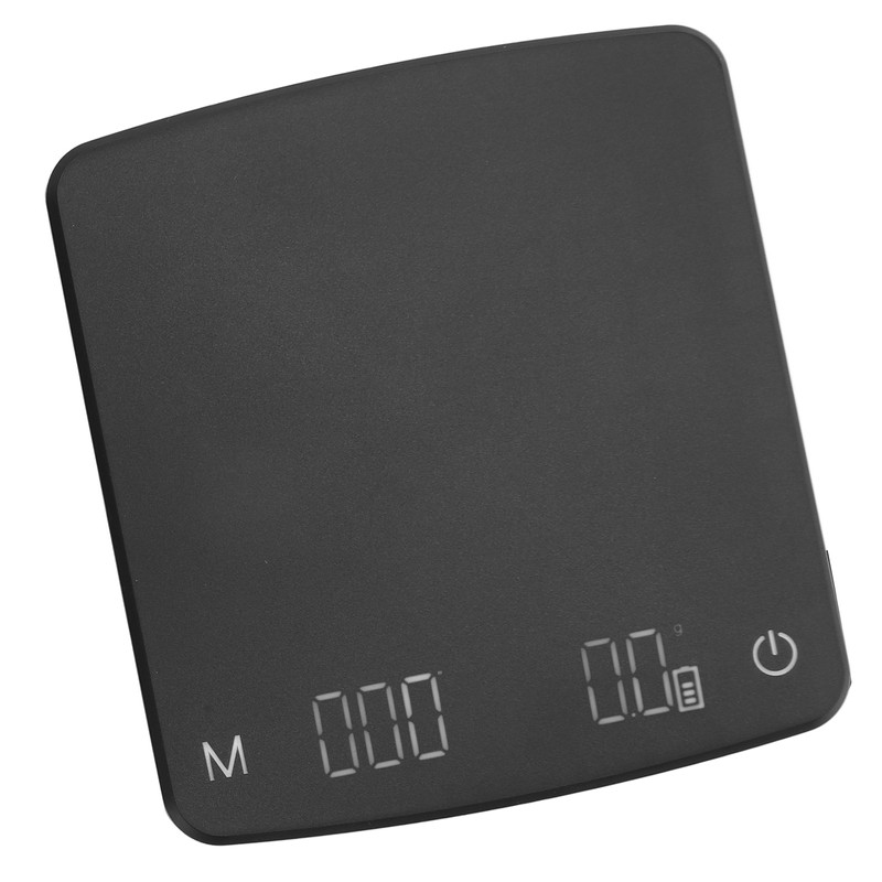 Digital Coffee Scale with Timer USB Rechargeable 0.1g High Accuracy